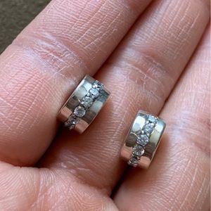 Bundle 2 Retired Pandora Clear Spark Row Clip Charm Safety Clips Stoppers Spacer